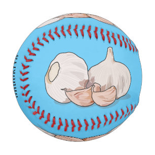 Garlic cartoon illustration baseball