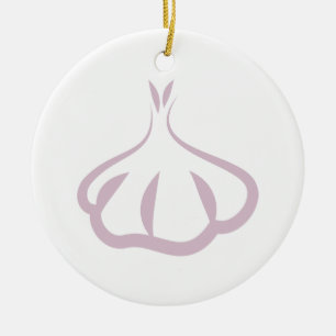 Garlic Ceramic Ornament