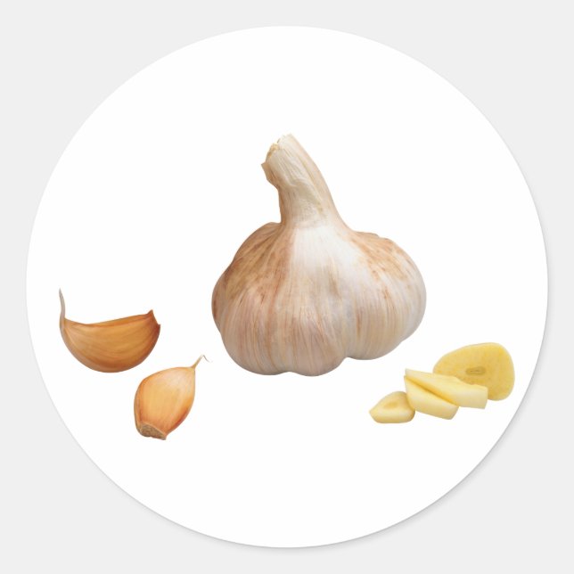 Garlic Classic Round Sticker (Front)