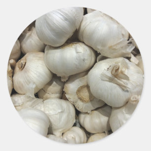 Garlic Classic Round Sticker