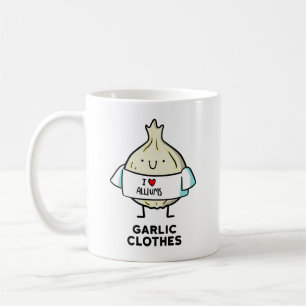 Garlic Clothes Cute Allium Pun Mug