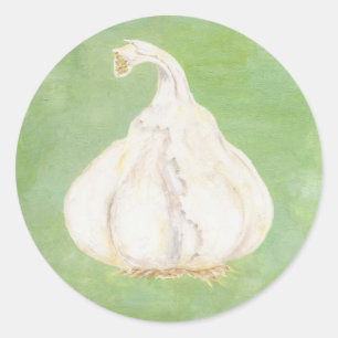 Garlic clove sticker