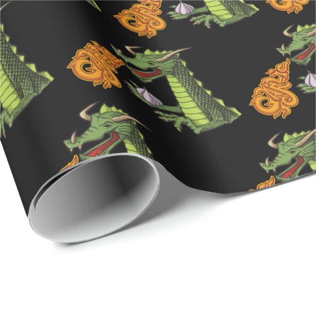 Garlic Dragon Wrapping Paper (Roll Corner)