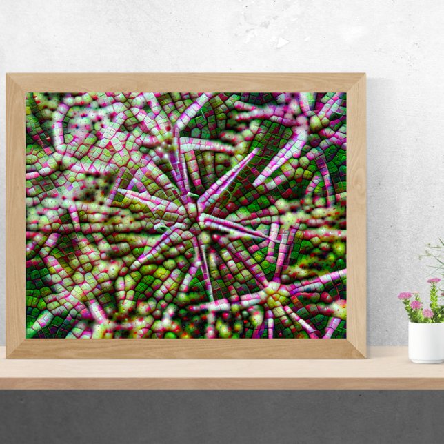 Garlic Flower Cellular Abstract Wall Art (Creator Uploaded)