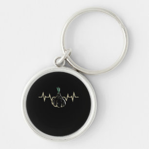 Garlic - Garlic Heartbeat Garlic Lover Keychain