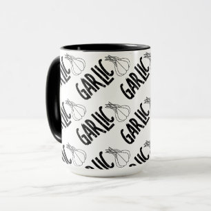 Garlic Garlic Text Mug