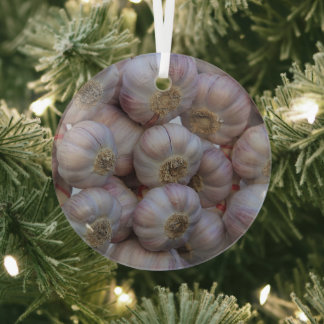 Garlic Glass Ornament