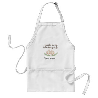 Garlic Is My Love Language – Personalized Garlic Standard Apron