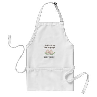 Garlic Is My Love Language – Personalized Garlic Standard Apron
