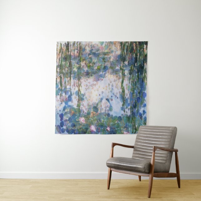 Garlic Lilies Water Lilies Fine Art Spoof Tapestry (In Situ)