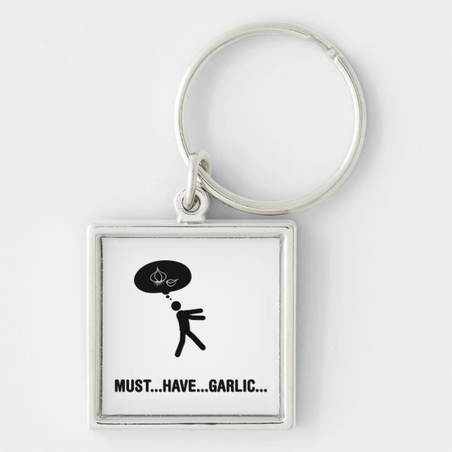 Garlic lover keychain (Front)
