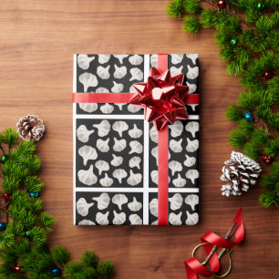 Garlic pattern wrapping paper