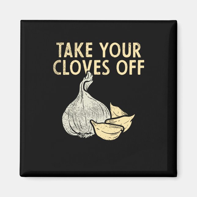 Garlic Plant Magnet (Front)