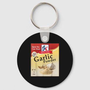 Garlic Powder Condiment Spice Costumes Group Match Keychain