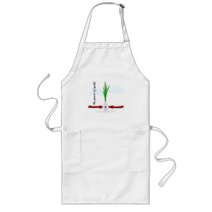 Garlic Power - Strong  & Fearless Tee Long Apron