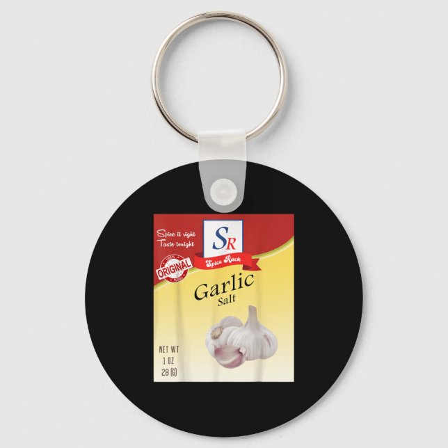 Garlic Sce Condiment Costume Holiday Sce Group Cos Keychain (Front)