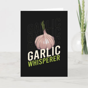 Garlic Whisperer Garlic Vegetable Cook Card