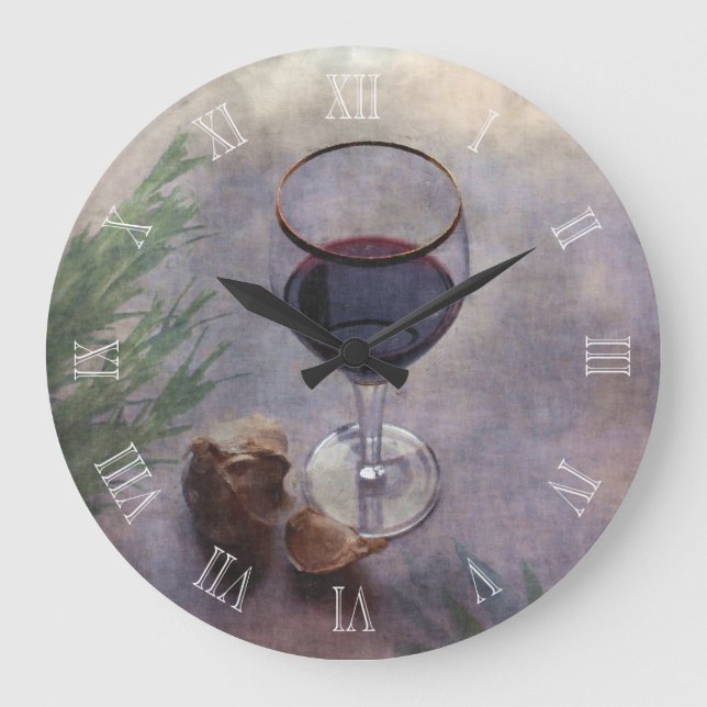 Garlic wine and herbs clock (Front)