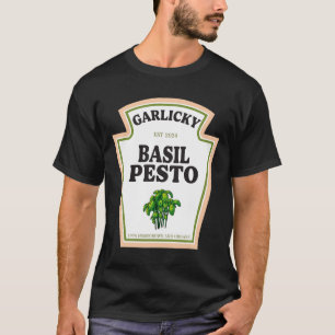 Garlicky Basil Pesto Condiment Costume Party Match T-Shirt