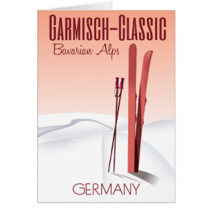 Garmisch Classic,Bavarian Alps Ski poster