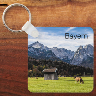 Garmisch Partenkirchen Alps Bavaria Germany Keychain