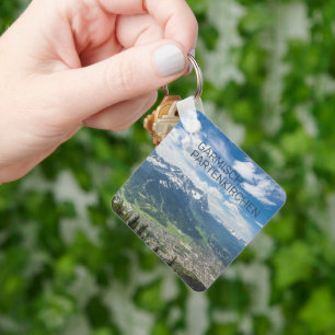 Garmisch-Partenkirchen Bavaria Alps Panorama Gift Keychain