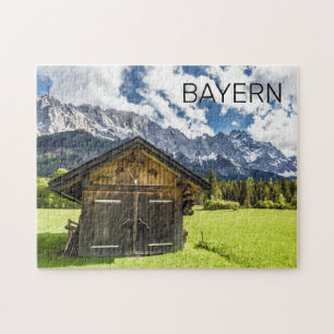 Garmisch Partenkirchen Bavaria Alps Panorama Jigsaw Puzzle