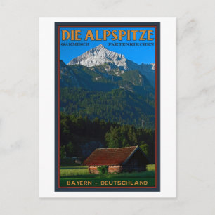 Garmisch - The Alpspitze Postcard