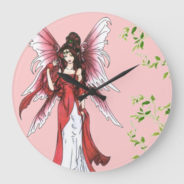Garnet Faerie Clock (Front)