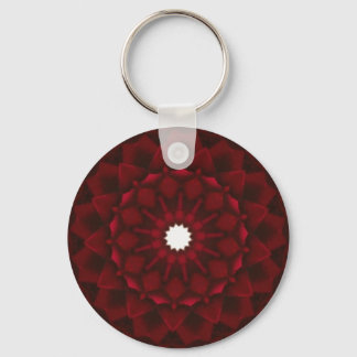 Garnet Kaleidoscope Keychain