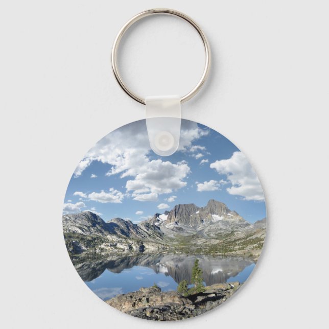 Garnet Lake and Banner Peak - John Muir Trail Keychain (Front)
