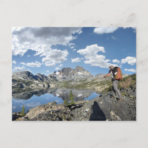 Garnet Lake and Banner Peak - John Muir Trail Postcard