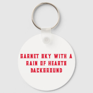 Garnet Sky: A Shower of Hearts" Keychain
