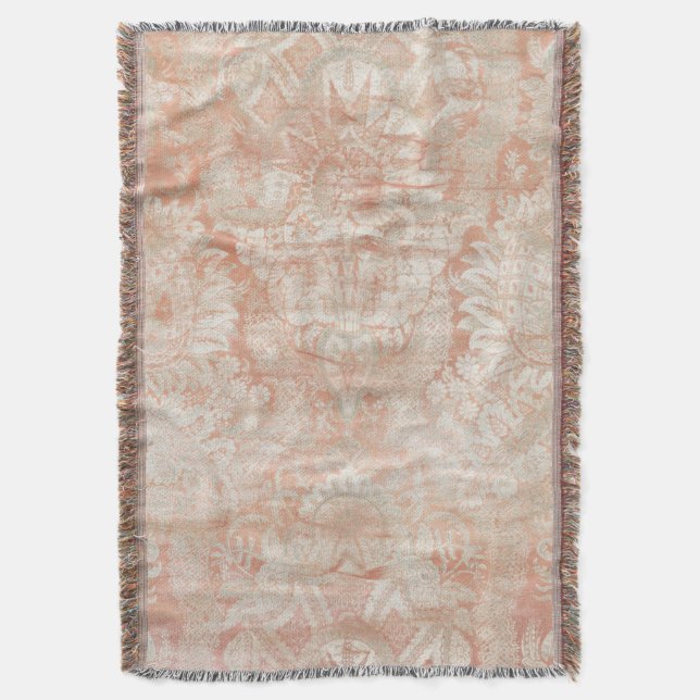 Garnet Weft Throw Blanket (Front Vertical)