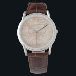 Garnet Weft Watch<br><div class="desc">Garnet Weft III by June Erica Vess. Done in a peach-like colour,  this design resembles the appearance of distressed fabric.</div>