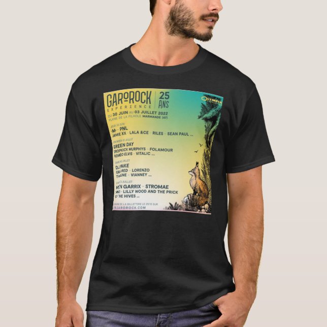 Garorock Festival 2022   T-Shirt (Front)