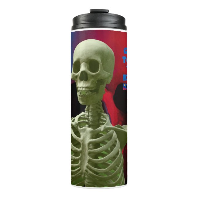 Garrafa Térmica Portátil /SKULL Thermal Tumbler (Front)