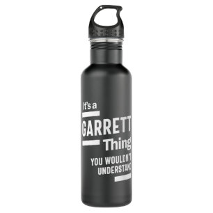 Garrett Personalized Name Birthday Gift 710 Ml Water Bottle