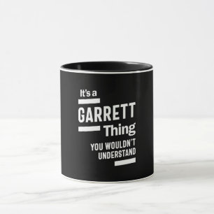 Garrett Personalized Name Birthday Gift Mug