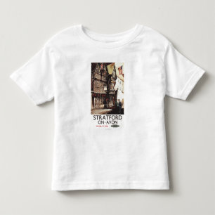 Garrick Inn and Harvard House Rail Poster Toddler T-shirt