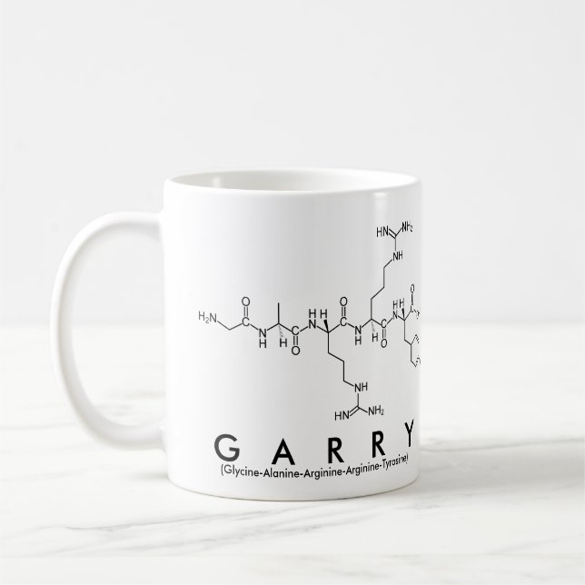 Garry peptide name mug (Left)