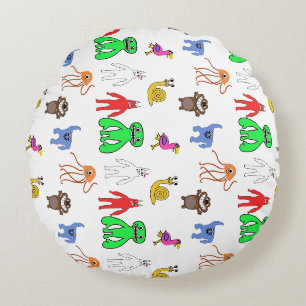 Garten Characters Anime Round Pillow