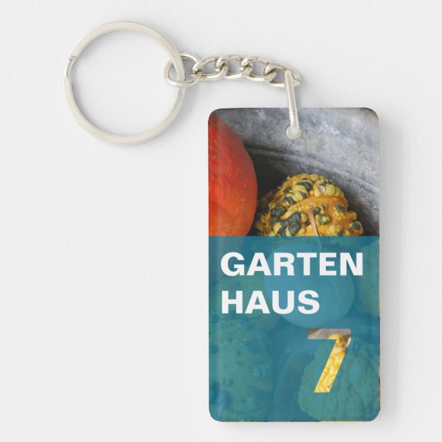 Gartenhaus Schlüsselanhänger Keychain (Front)