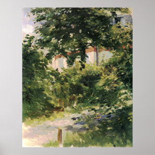 Gartenweg dans Rueil Edouard Manet Poster