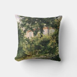 Gartenweg in Rueil Edouard Manet Throw Pillow