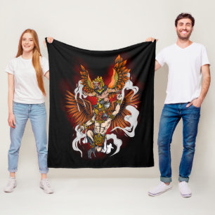 garuda fleece blanket