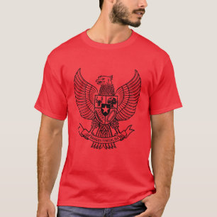 garuda pancasila kids shirt - black