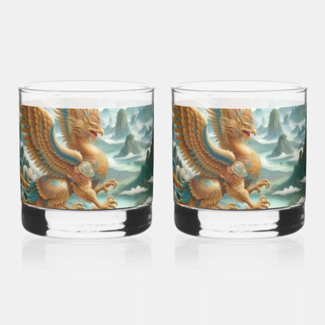 Garuda Whiskey Glasses (Front)
