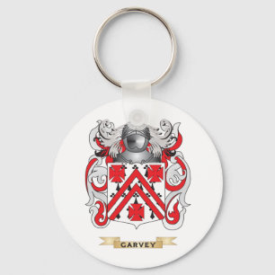 Garvey Coat of Arms (Family Crest) Keychain