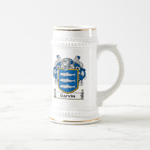 Garvin Family Crest Beer Stein